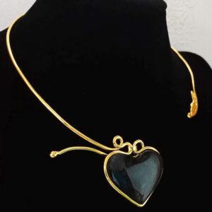 18K Gold-Plated Obsidian Temptation Necklace