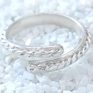 Pure Silver Braid Ring