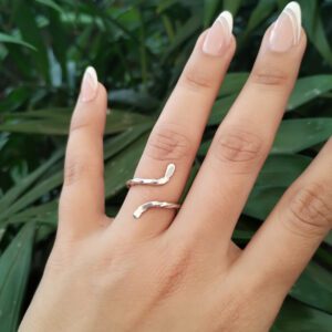 Artisan Silver Coil Ring