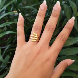 Intricate Formed Gold Ring